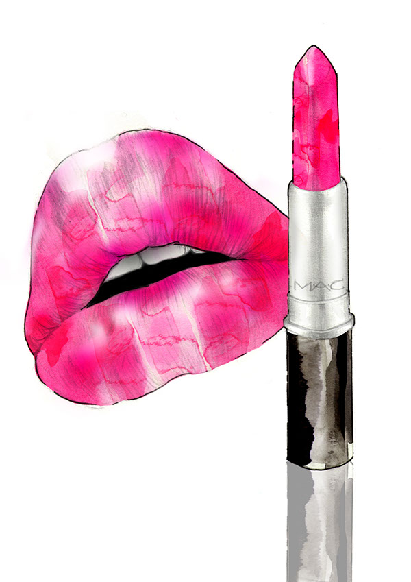 Mac lipstick.