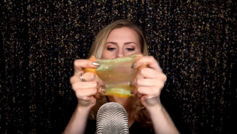 A slime-pressing ASMR Video featured on YouTube under the