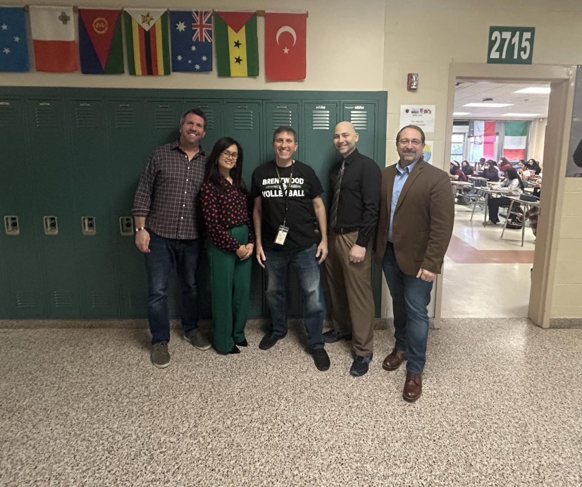 From left: Mr. Rooney, Mrs. Rooney, Mr. DeVita, Mr. Formato, and Mr. Boardman.