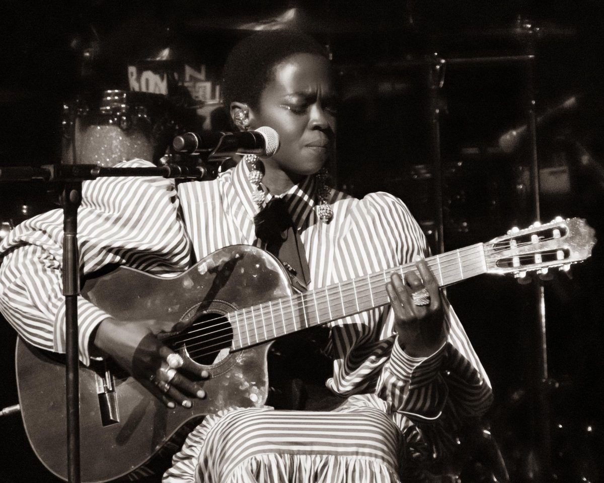 Ms. Lauryn Hill performing live at The Mayan theatre in Los Angeles on Oct. 18, 2019. Copyright link: https://creativecommons.org/licenses/by/2.0/