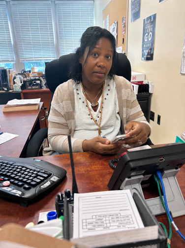 Lesmy Paula, Ross Front Office Secretary